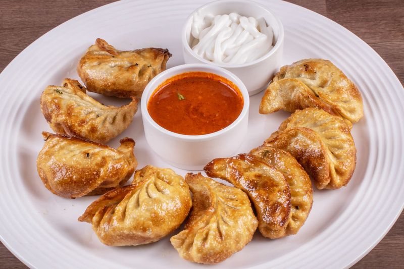 Paneer Onion Fried Momos