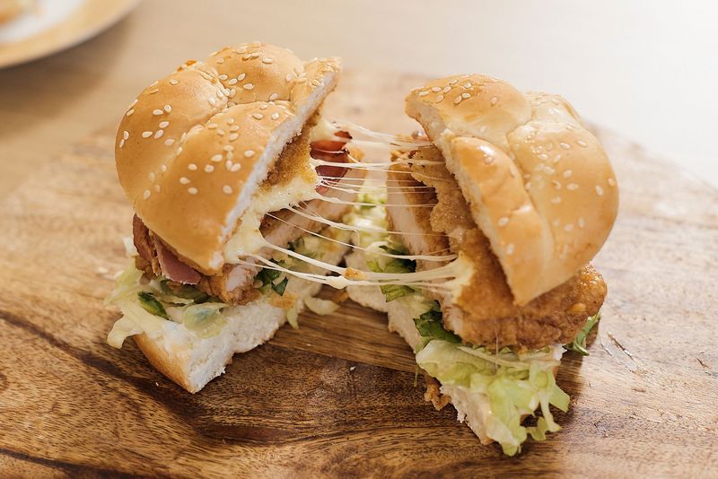 Chicken Zinger Cheese Burger
