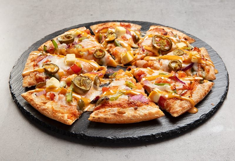 Spicy Paneer pizza