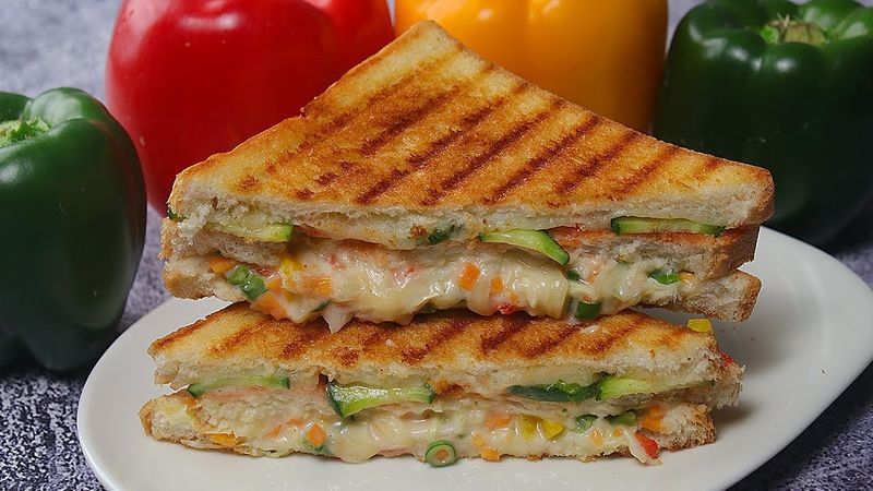 Veg Cheese Grilled Sandwich